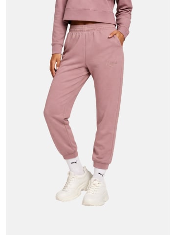 Puma Hose 'ESS SCRIPT COMFORT' in hellbraun