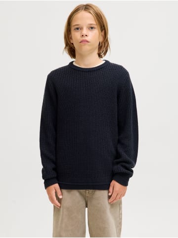 JACK & JONES Junior Pullover JJKAITO KNIT CREW NECK BF JNR in sky captain