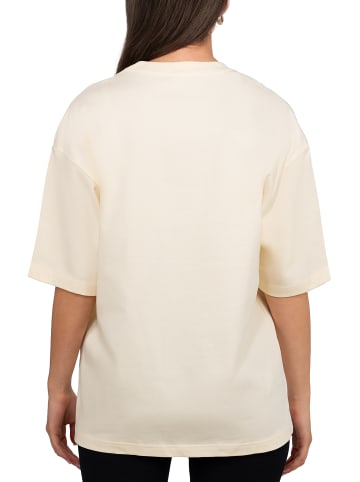Reichstadt Damen Oversized T-Shirt in Beige