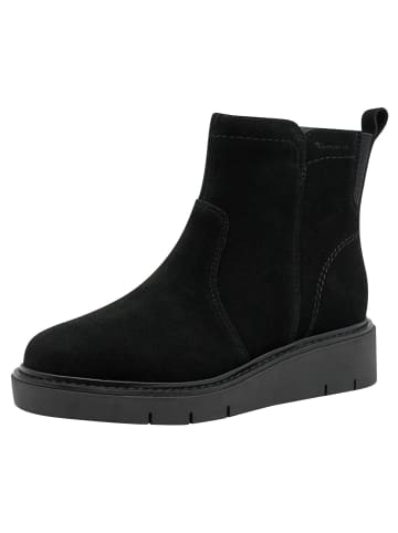 Tamaris WIDE FIT Stiefelette in BLACK SUEDE