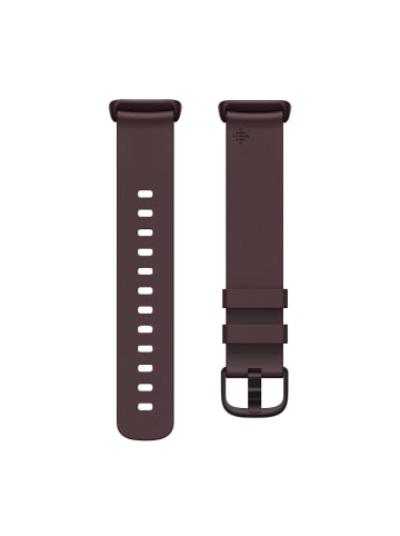 FitBit Ersatzarmband Charge 5 Leather Band L in braun