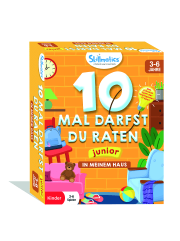 Skillmatics Spiel 10 Mal darfst du raten Junior In meinem Haus ab 3 Jahre in Mehrfarbig