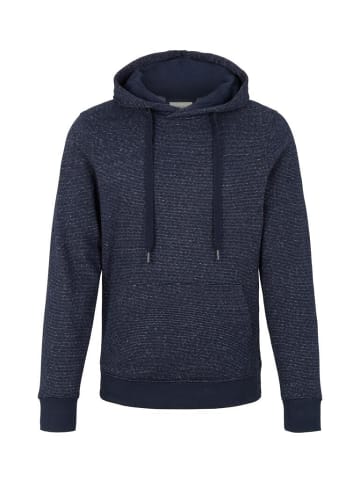 Tom Tailor Sweatshirt in navy offwhite inject stripe