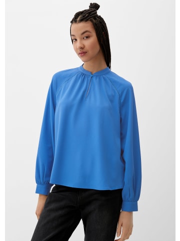 QS Bluse langarm in Blau