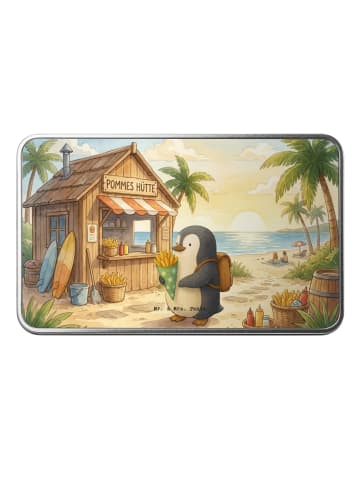 Mr. & Mrs. Panda Behälter Pinguin Pommestüte Design ohne Spruch in Weiß