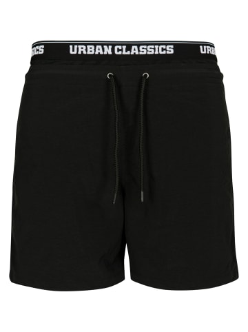 Urban Classics Badeshorts in blk/blk/wht