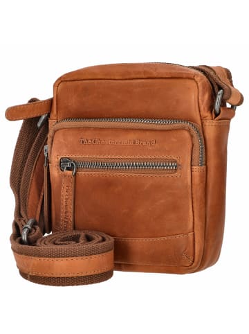 The Chesterfield Brand Bremen - Umhängetasche S 17 cm (black) in cognac