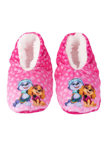 United Labels Paw Patrol ABS Winter Hausschuhe gefüttert in pink