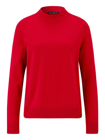 Betty Barclay Basic-Strickpullover mit Stehkragen in Rot