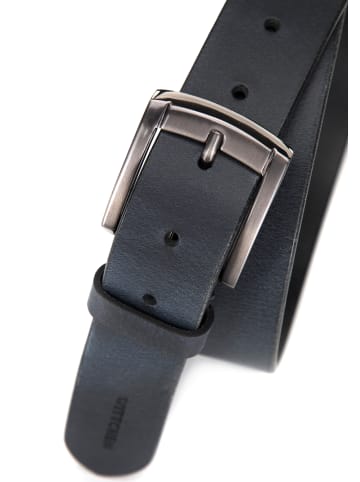 Wittchen Leather belt in Dark blue