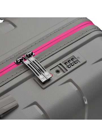 Roncato Skyline 2.0 Neon - 4-Rollen-Kabinentrolley S 55 cm (grey) in grau