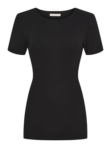 Seamless Basic T-Shirt Classic Short Sleeve in Black