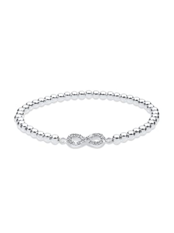 Elli Armband 925 Sterling Silber Infinity in Weiß