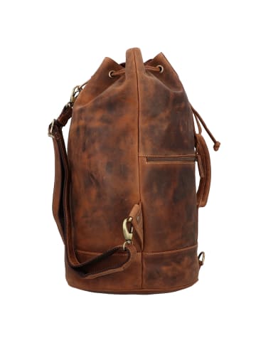 Greenburry Vintage Rucksack Leder 48 cm in braun