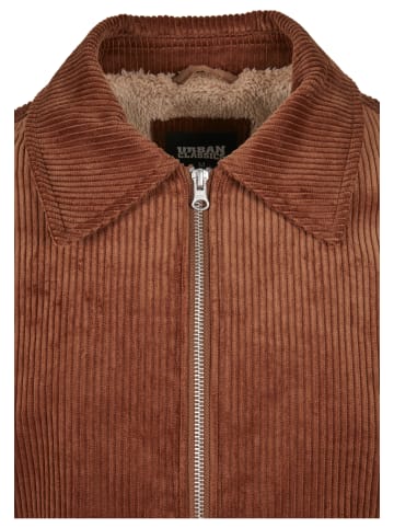Urban Classics Corduroy Jacket in toffee