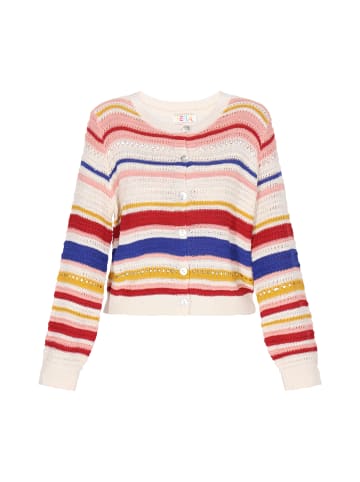IZIA Women Cardigan in offwhite multicolor
