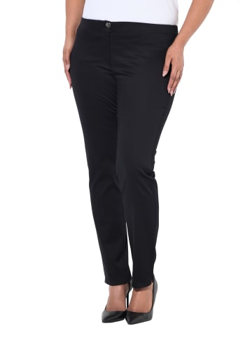 Ulla Popken Chinohose in schwarz
