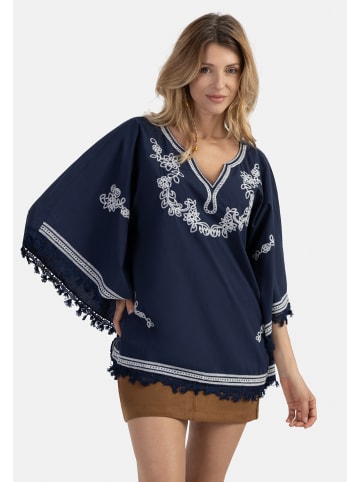 usha FESTIVAL Damen Poncho in Marine