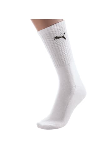Puma Socks Baumwolle Unisex-Sport-Socken 6 Paar in weiß