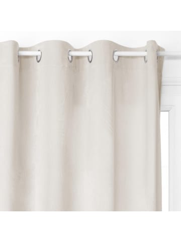 Atmosphera Créateur d'intérieur Der Fenstervorhang in aus Polyester ist die Dekoration des Wohnzimmers. in Beige