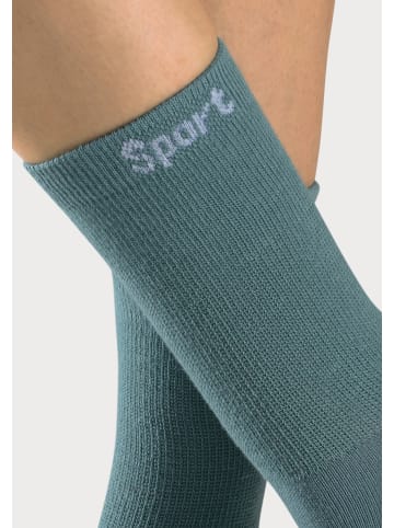 Bench Sportsocken in 2x dunkel mint, 2x grau, 2x marine