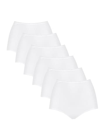 Sloggi Slip 6er Pack in Weiß