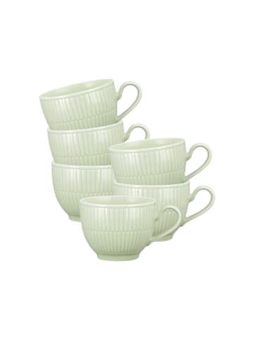 Seltmann Weiden 6er Set Kaffeetassen Amina 0,25 l in Seladon