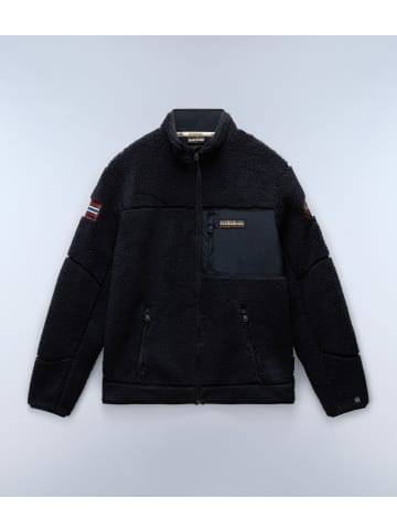 Napapijri Pullover "Yupik Fz 3" in Schwarz