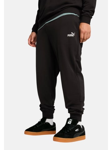 Puma Sporthose 'ESS No. 1' in schwarz