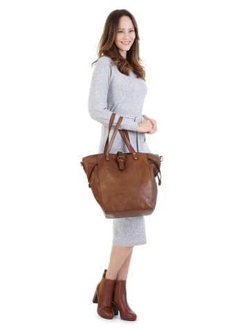 Forty degrees Shopper in cognac