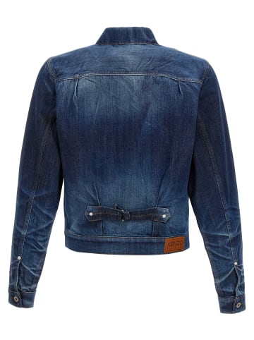 Kenzo Blau Baumwolle Denim Jacke