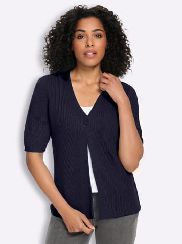 Sieh an! Cardigan in marine
