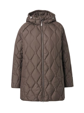 Ulla Popken Steppjacke in nougatbraun