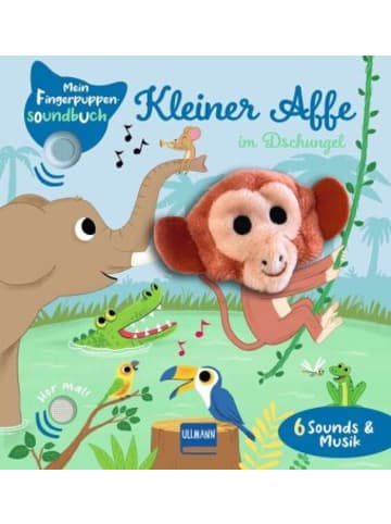 Ullmann Medien Buch - Mein Fingerpuppen-Soundbuch - Kleiner Affe im Dschungel