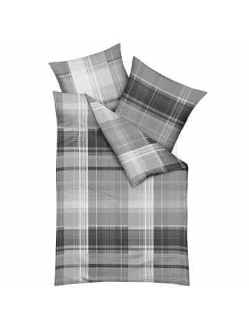 kaeppel 2 tlg. Feinbiber Bettwäsche 135x200cm Tonight in Grau/ Anthrazit