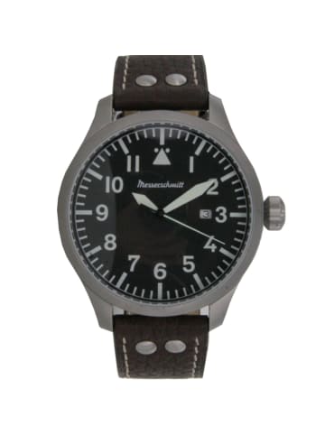 Messerschmitt Quarzuhr ME-47XLB in Grau