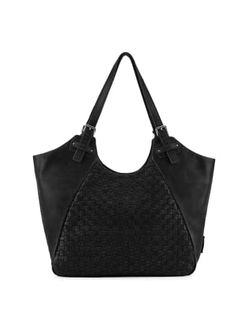 FREDs BRUDER Calm Weave Shopper Tasche Leder 45 cm black