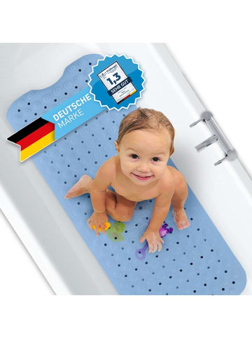 Flip Badematte 100x40cm hellblau  Blau