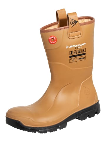 Dunlop Dunlop Sicherheitsstiefel Dunlop Rig Pro m. Futter in braun