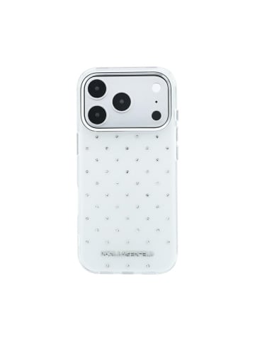 COFI 1453 Karl Lagerfeld IML Strass Allover iPhone 18 Pro / 17 Pro Weiß in Weiß