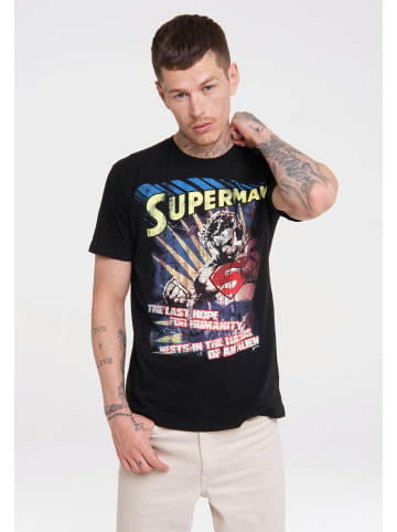 Logoshirt T-Shirt Superman - The Last Hope in schwarz