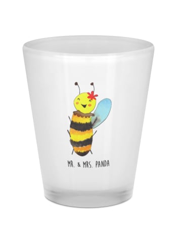 Mr. & Mrs. Panda Schnapsglas Biene Happy ohne Spruch in Transparent