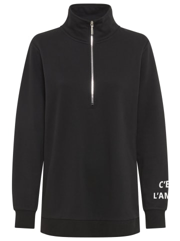 Laura Scott Longsweatshirt in Schwarz