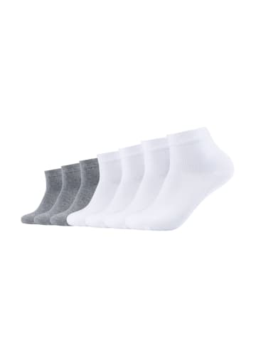 camano Kurzsocken 7er Pack ca-soft in Weiß