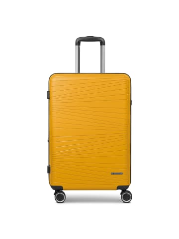 Franky Dallas 3.0 4 Rollen Trolley M 65 cm mit Dehnfalte in beige