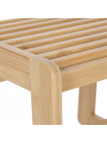 relaxdays Badhocker in Natur - (B)38 x (H)30 x (T)33 cm