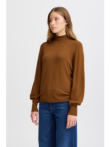 ICHI IHMAFA TURTLE LS relaxed fit in Monk's Robe