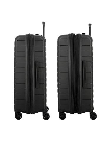 Jump Striper 4 Rollen Trolley 68 cm mit Dehnfalte dark grey