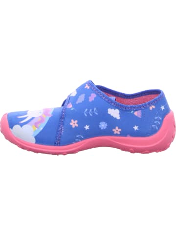 Fischer Markenschuh Hausschuh in blau