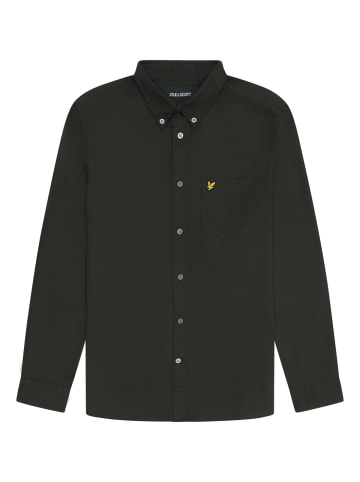 Lyle & Scott Langarmhemd in Anthrazit